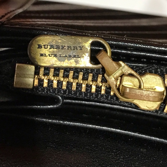 BURBERRY Blue Label Signature Nova Check Long Wallet 🔥😍🖤 - Picture 12 of 16